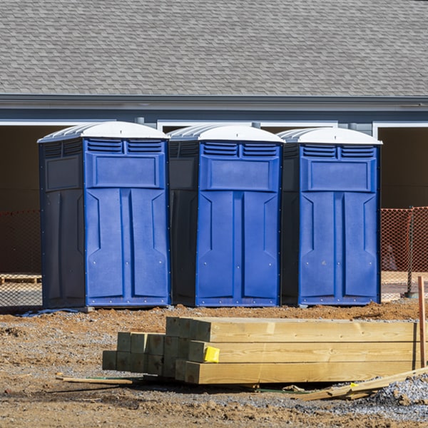 are there any restrictions on what items can be disposed of in the portable restrooms in South Bethany